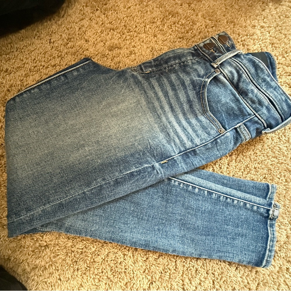 Buckle Black Blue Denim Jeans